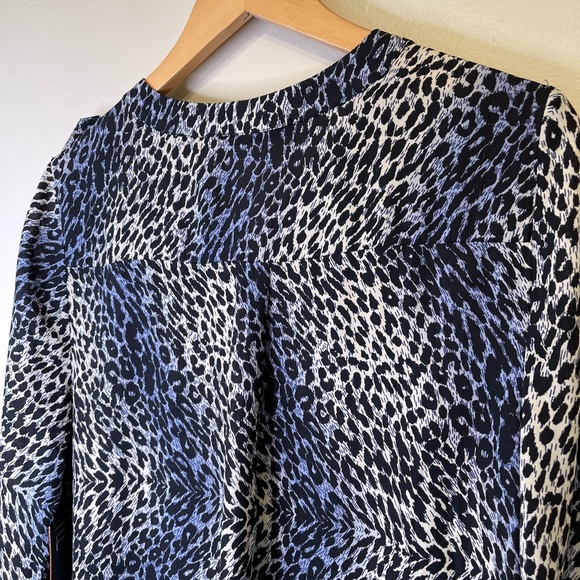 FYLO | NWT Animal Print Button Collared Blouse - Picture 8 of 15